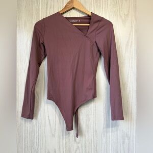 Abercrombie Fitch Soft A&F Collection Bodysuit Top Size XS
